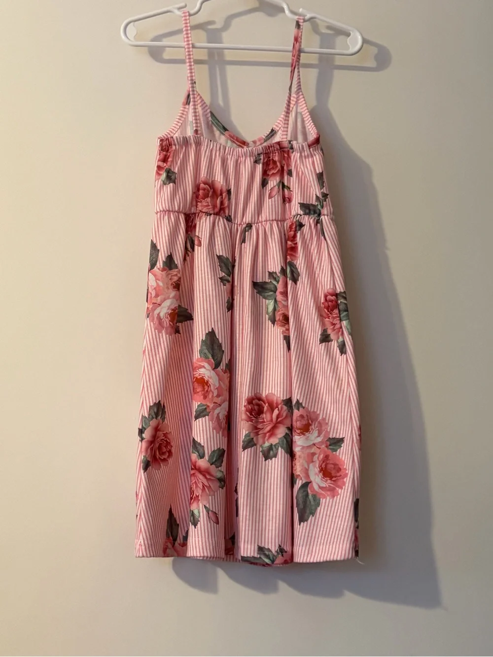 Pink Floral Print Mom & Me Matching Dresses Set